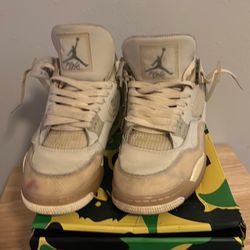 Off white Jordan 4s 10M