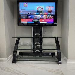 Samsung 45” TV and TV Stand with Mount