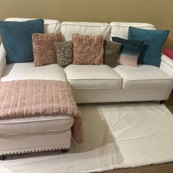 White Couch For Sale