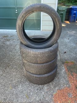 4 used 245/45ZR20 continental tires