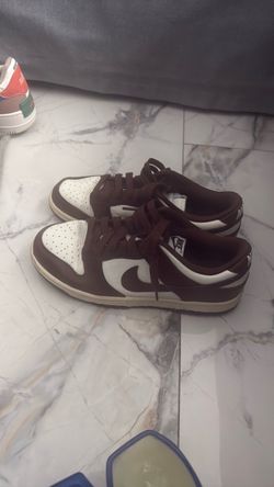 Nike Dunk Low Brown and White Sneakers