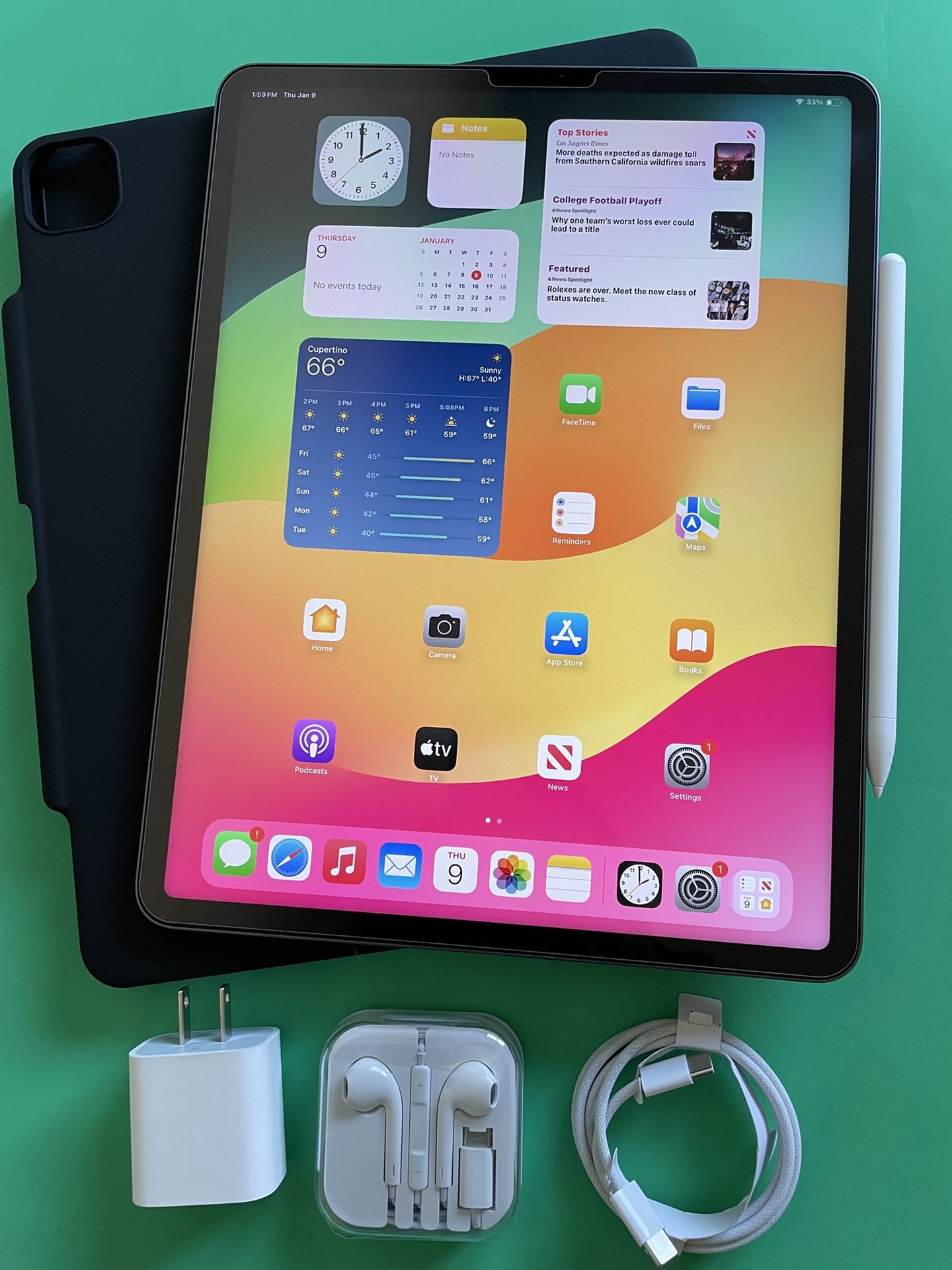 1TB Apple IPad Pro 12.9” 5th Generation ( M1 chip / XDR display 