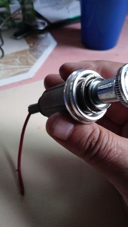 1965-66 impala complete lighter assembly with dash bezel