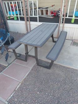 Six foot foldable Lifetime picnic table