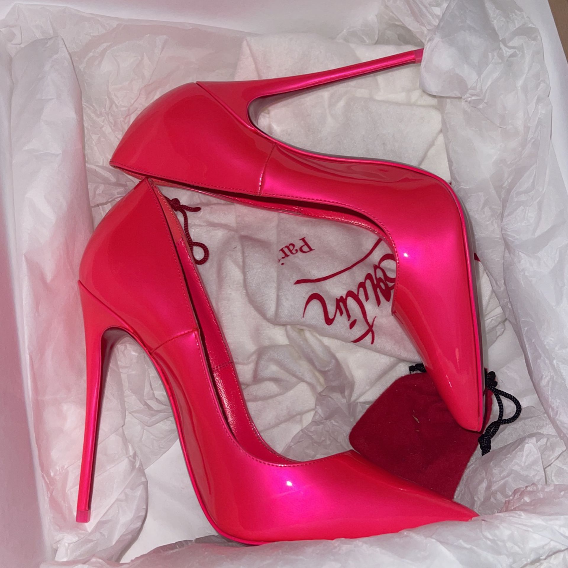 Christian Louboutin Hot Pink heels