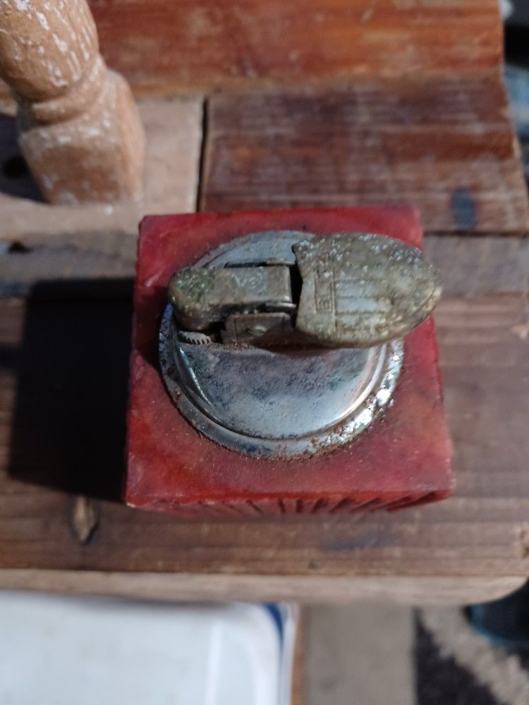 Genuine Alabaster Table Lighter