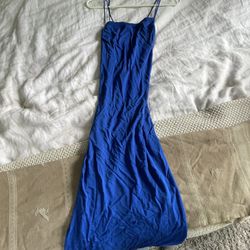 T by Alexander Wang - Royal Blue Backless Strappy Dress - Size 6
