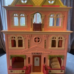 Vintage 2008 Fisher Price Loving Family Grand Victorian Mansion 