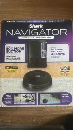 Shark Navigator Robot Vacuum with Self-Empty Base