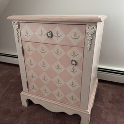 Pink side Table/chest