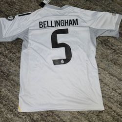 Real Madrid Home Jersey 24 25 Bellingham # 5