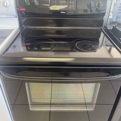 KENMORE GLASS TOP STOVE BLACK