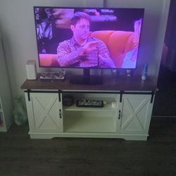 Samsung TV with stand