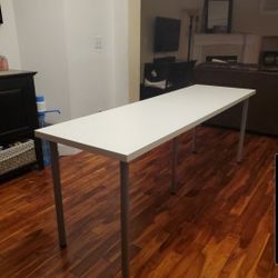 Long White Ikea Table
