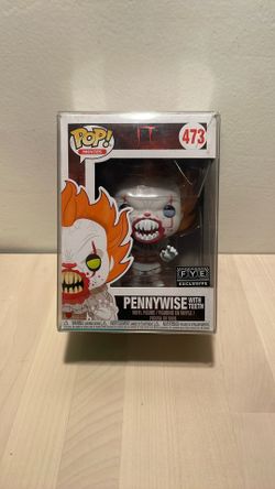 FUNKO POP ! PENNYWISE WITH TEETH 473 FYE EXCLUSIVE