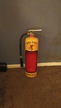Fireball 750ml bottle display