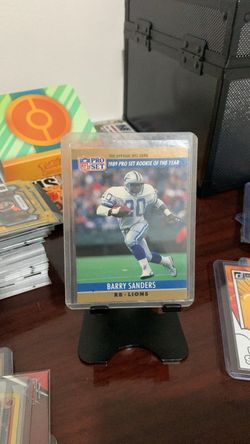 Barry Sanders 1990 NFL Pro Set Rookie of the Year Card