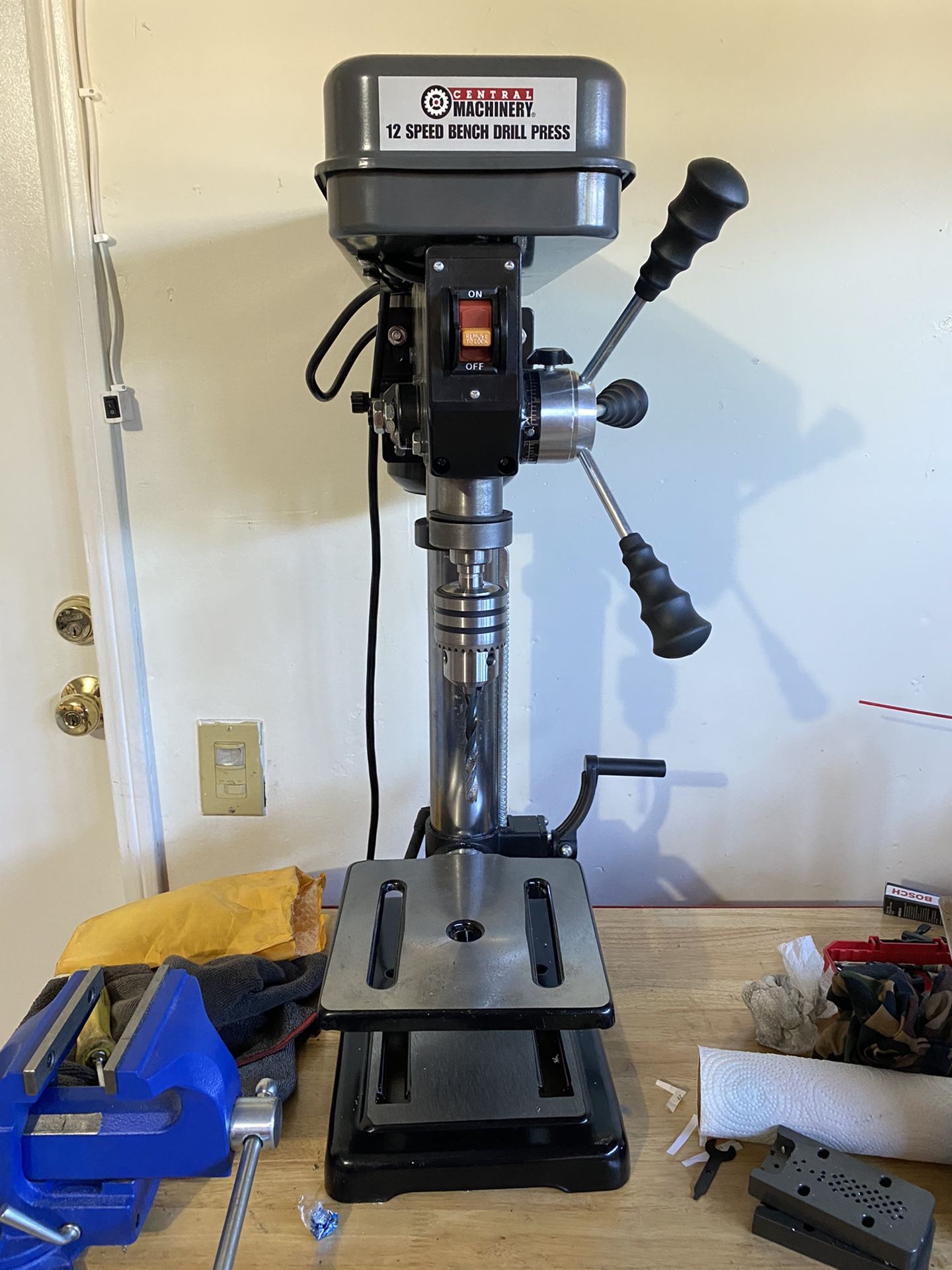 Central Machinery 12 Speed Drill Press