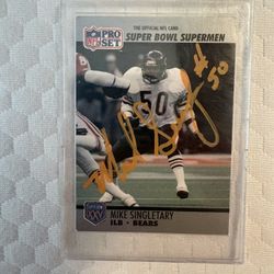 Signature Mike Singletary