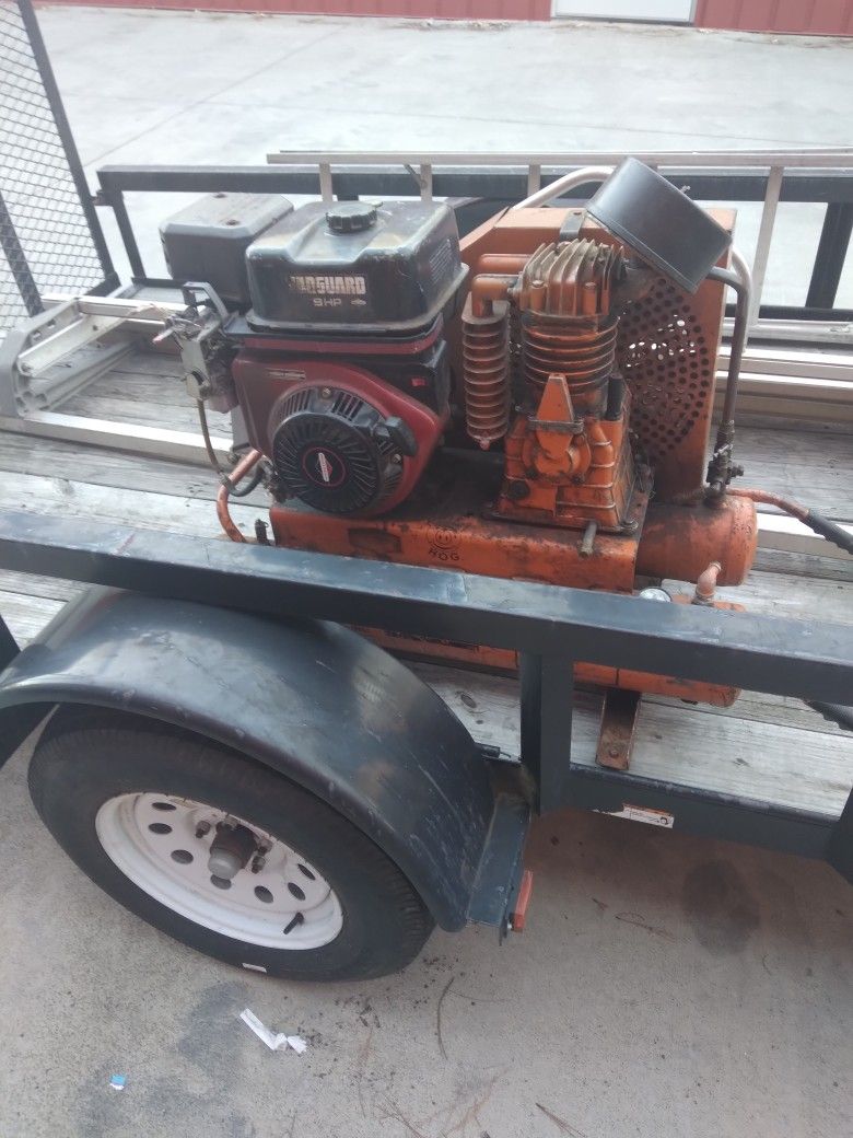 Gas Air Compressor 9 Hp