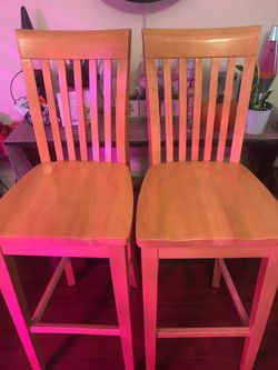 2 high top chairs