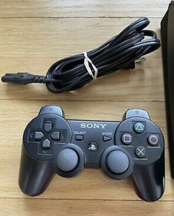 Sony Playstation 3 PS3 Super Slim TESTED! Remote AND Controler AND
