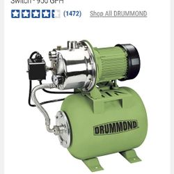 Shallow Pump And Tank