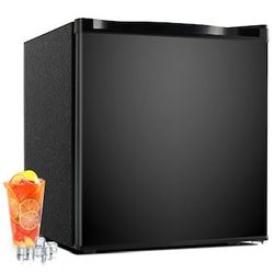 Euhomy 1.6 Cu Ft Mini Fridge with Freezer Single Door Compact Fridge Adjustable Thermostat Energy