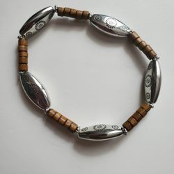 Brown and Silver color Bracelet
