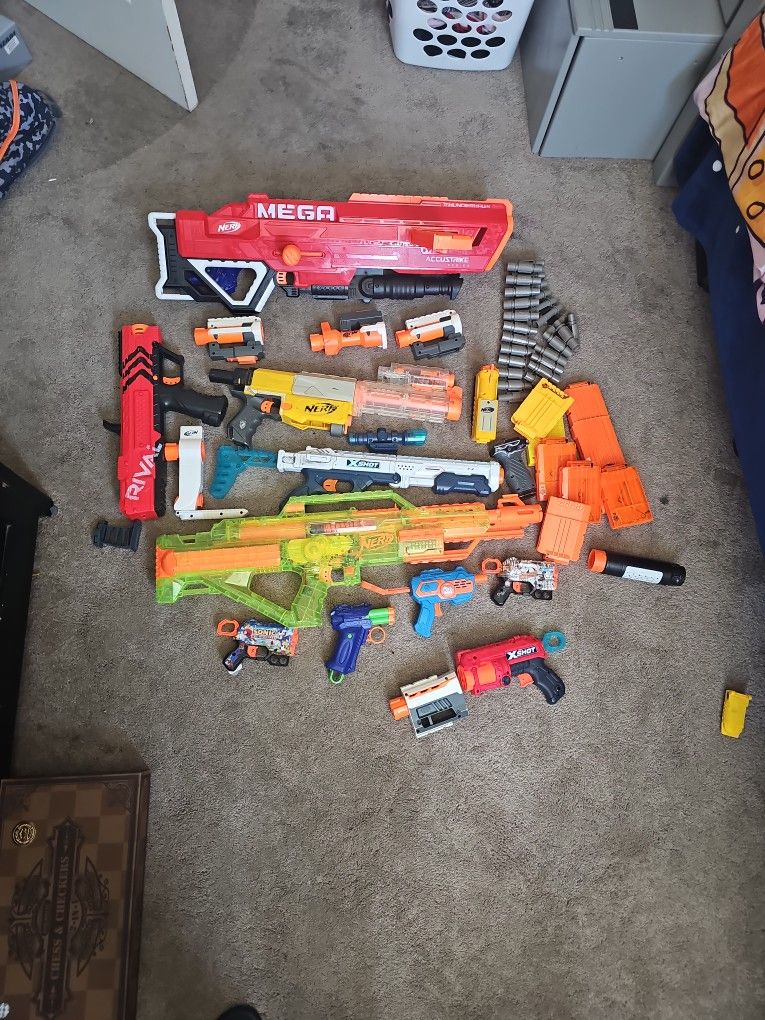 Nerf and Xshot Guns