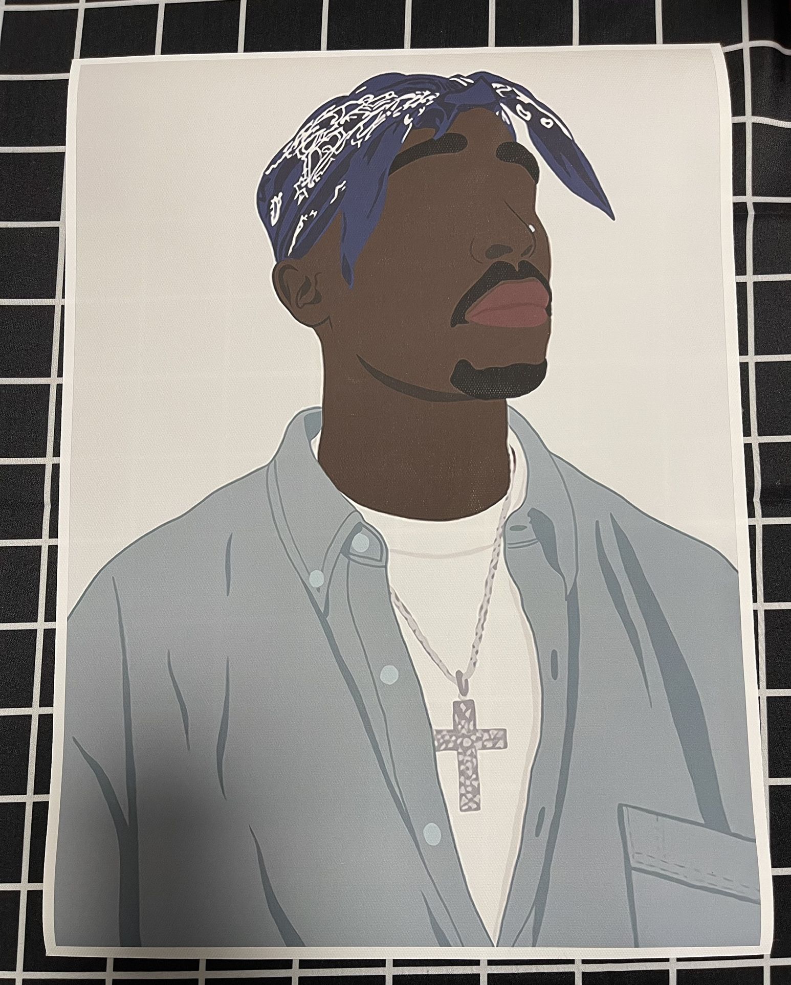 2Pac Canvas Poster