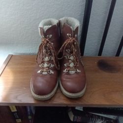 Brown Leather Boots 