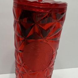 Starbucks Winter Holiday Jeweled Tumbler - Red