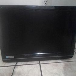 Flat Screen Tv And DVD Attach Sharp