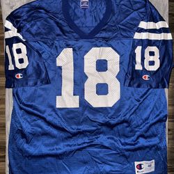 Vtg Champion Men's Peyton Manning Indianapolis Colts NFL Jersey Size 48 XL