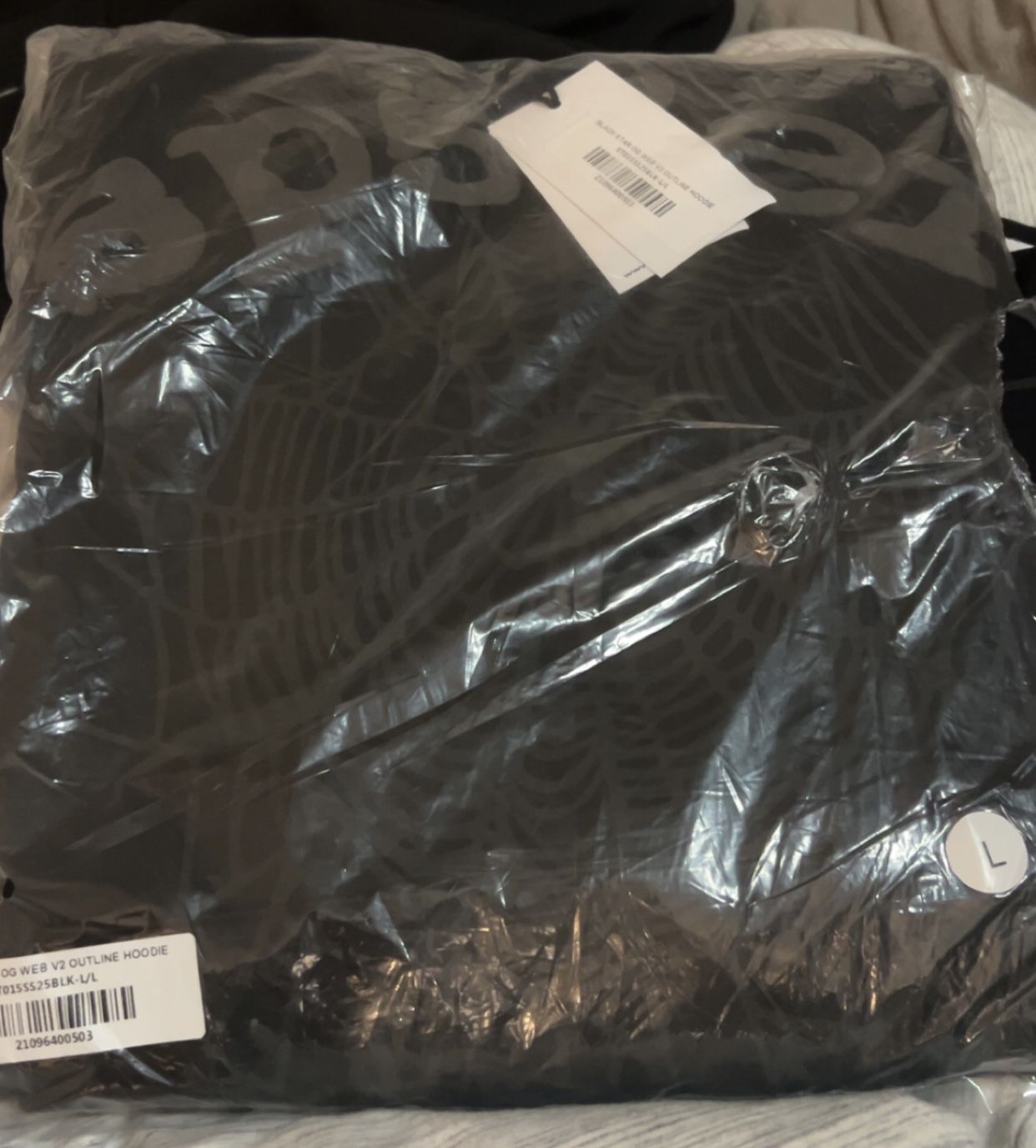 Large Black Spider Hoodie