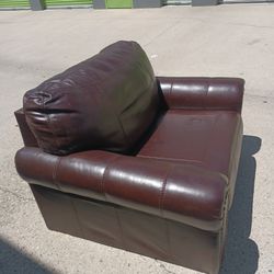 Leather Lounge Sofa Chair