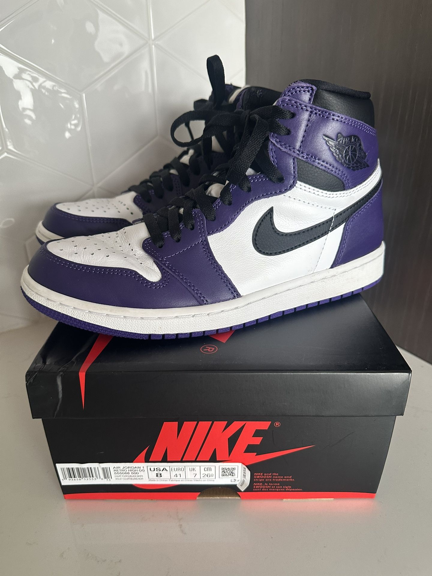 Air Jordan 1 High Retro - Court Purple