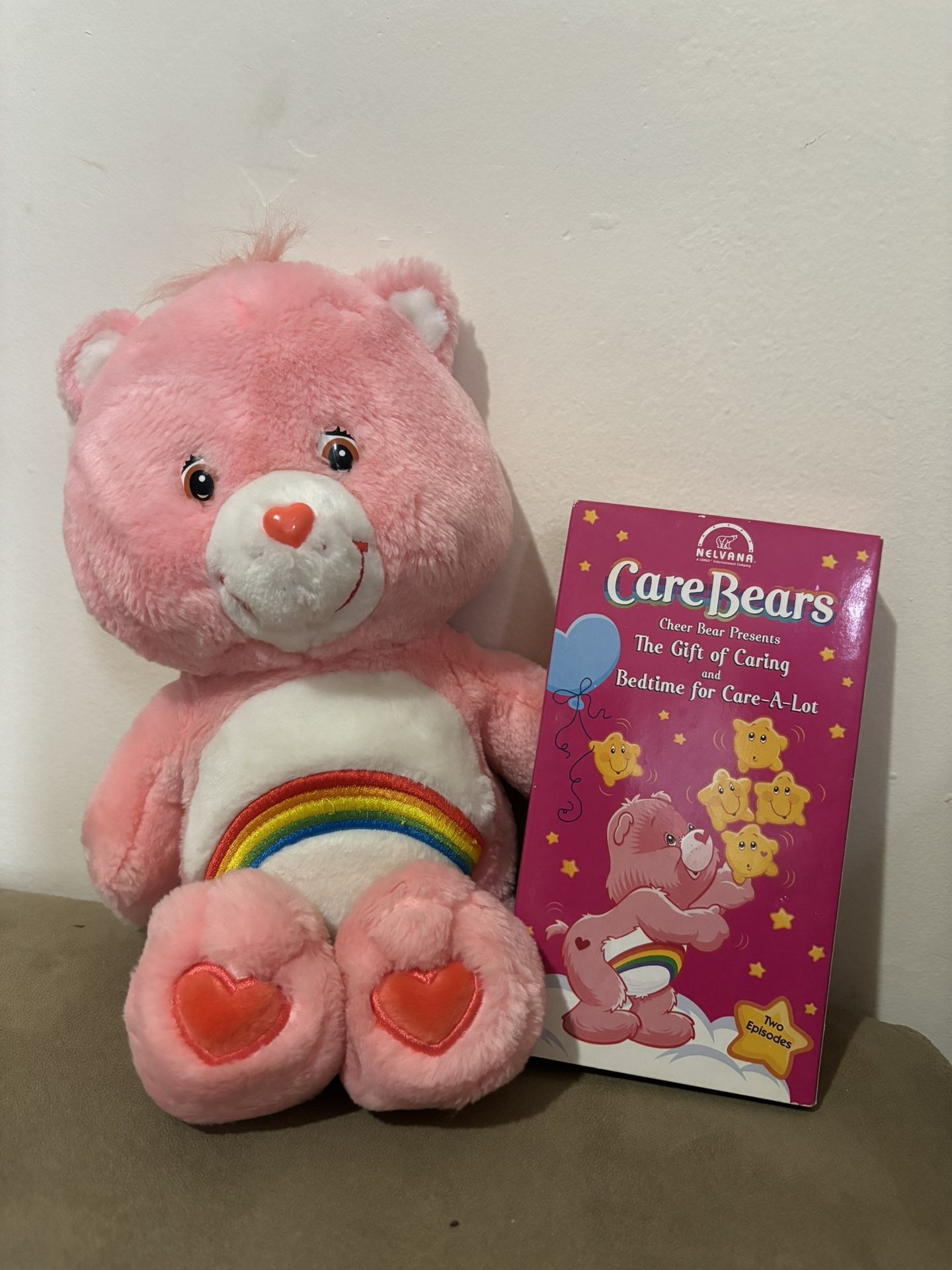 CHEER BEAR CARE BEAR & VHS