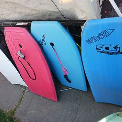 Several Boogie Boards For Sale