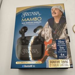 CARLOS SANTANA BLUETOOTH EAR BUDS 