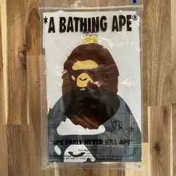 BAPE Black Checkered Big Head Tshirt