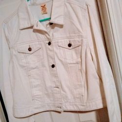 White Denim Jacket