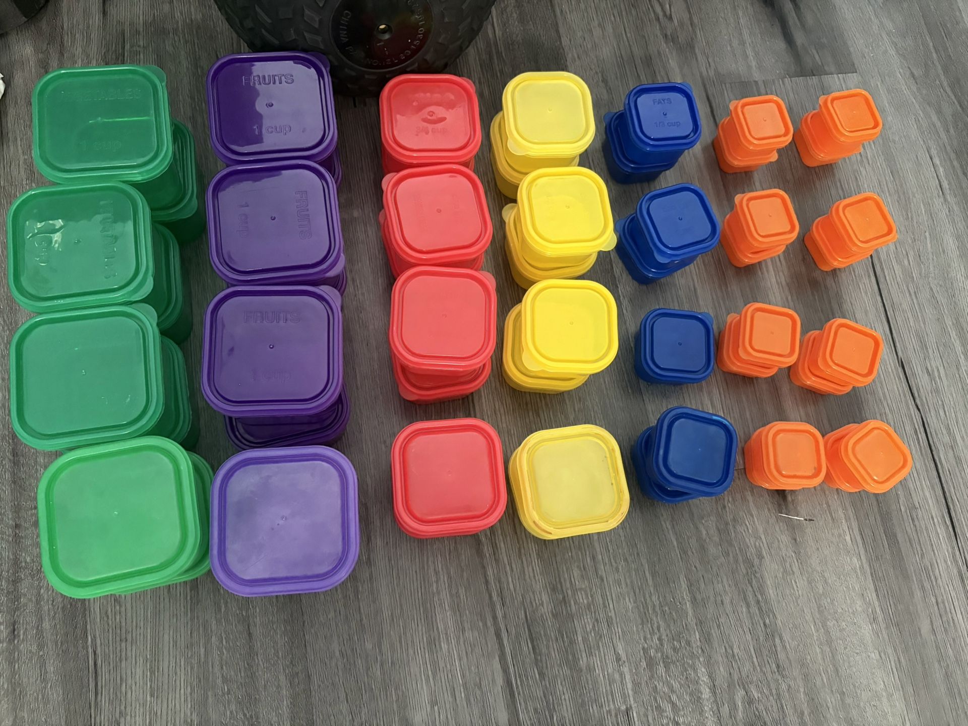 7 Sets Of Beach Body/ BODi Food Portion Containers