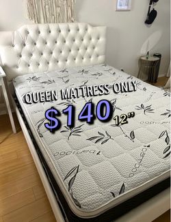 New Queen mattress only $140