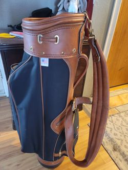 Vintage Belding Sports Leather Golf Bag - Emerald Hills Golf Club