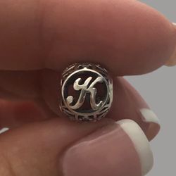 Brand New Sterling Silver 925 Letter K Charm
