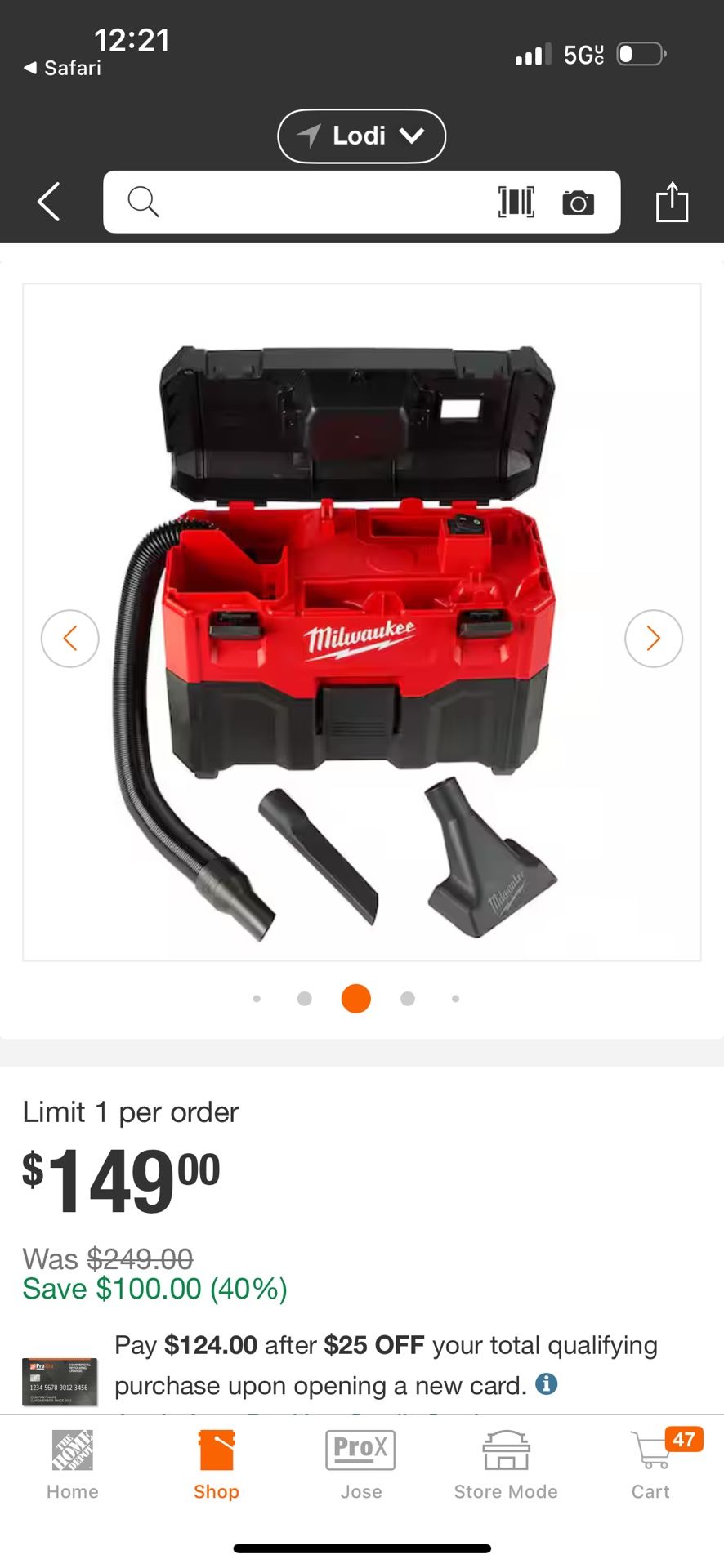 M18 Vacuum