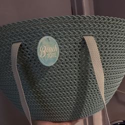 Blue Beach Tote Bag