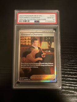 Giovanni’s Charisma SIR PSA graded GEM MT 10
